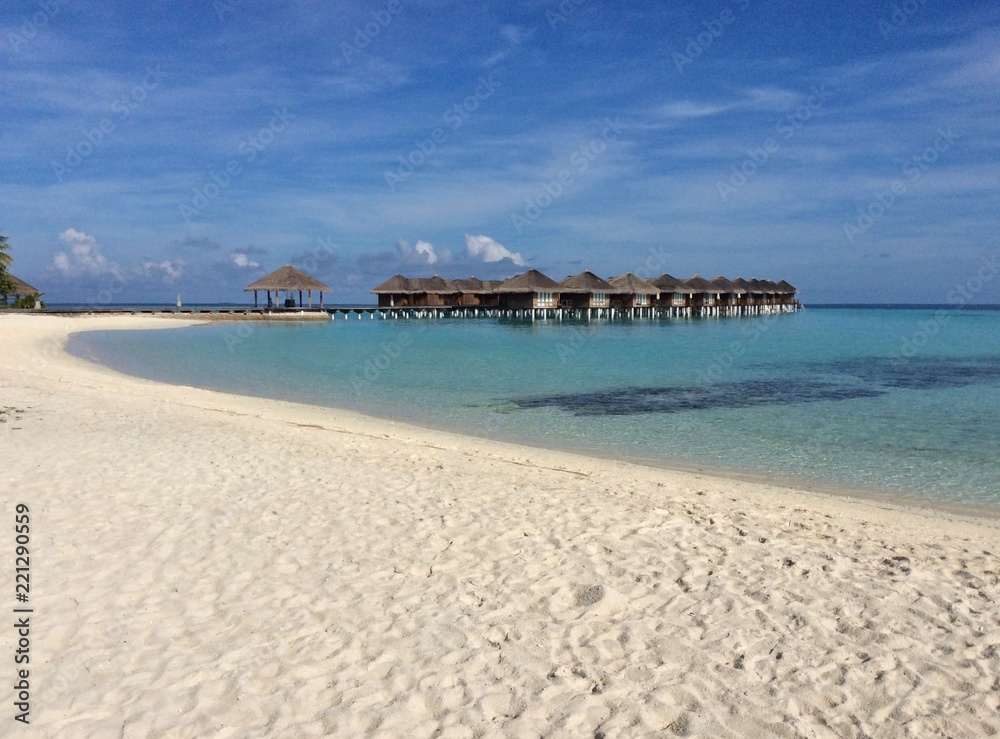 Maafushivaru beach, Maldives, Indian ocean