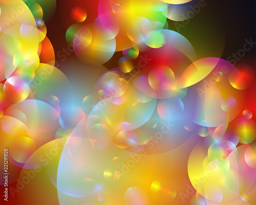Background with transparent gradations overlapped
