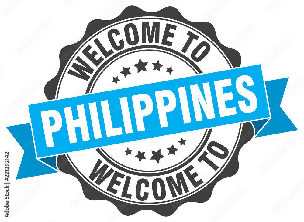 Philippines round ribbon seal Philippines round ribbon seal