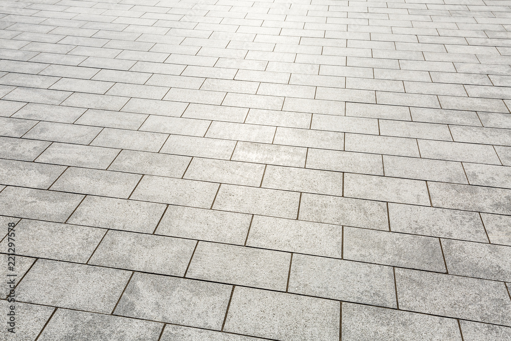 Modern city square floor texture background,high angle view