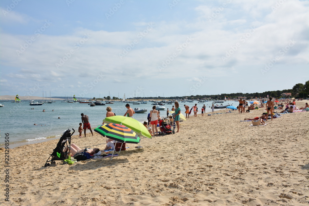 Plage Cap-Ferret - Jeux et baignade en famille Plage Cap-Ferret - Jeux et baignade en famille