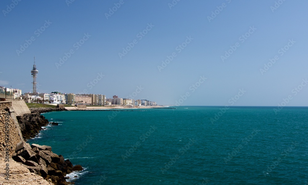 Sea View on Cadiz, Spain