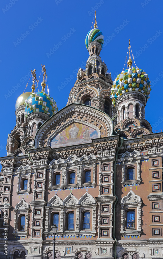 Cathedral of the Resurrection on Spilled Blood, St. Petersburg, Russia, August 2015