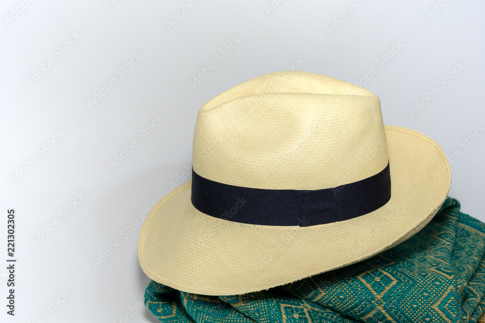 Panama Straw Fedora Hat