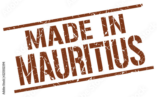 made in Mauritius stamp