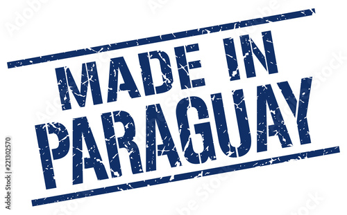 made in Paraguay stamp