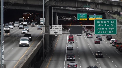 Look from above at working stuff for a new highway