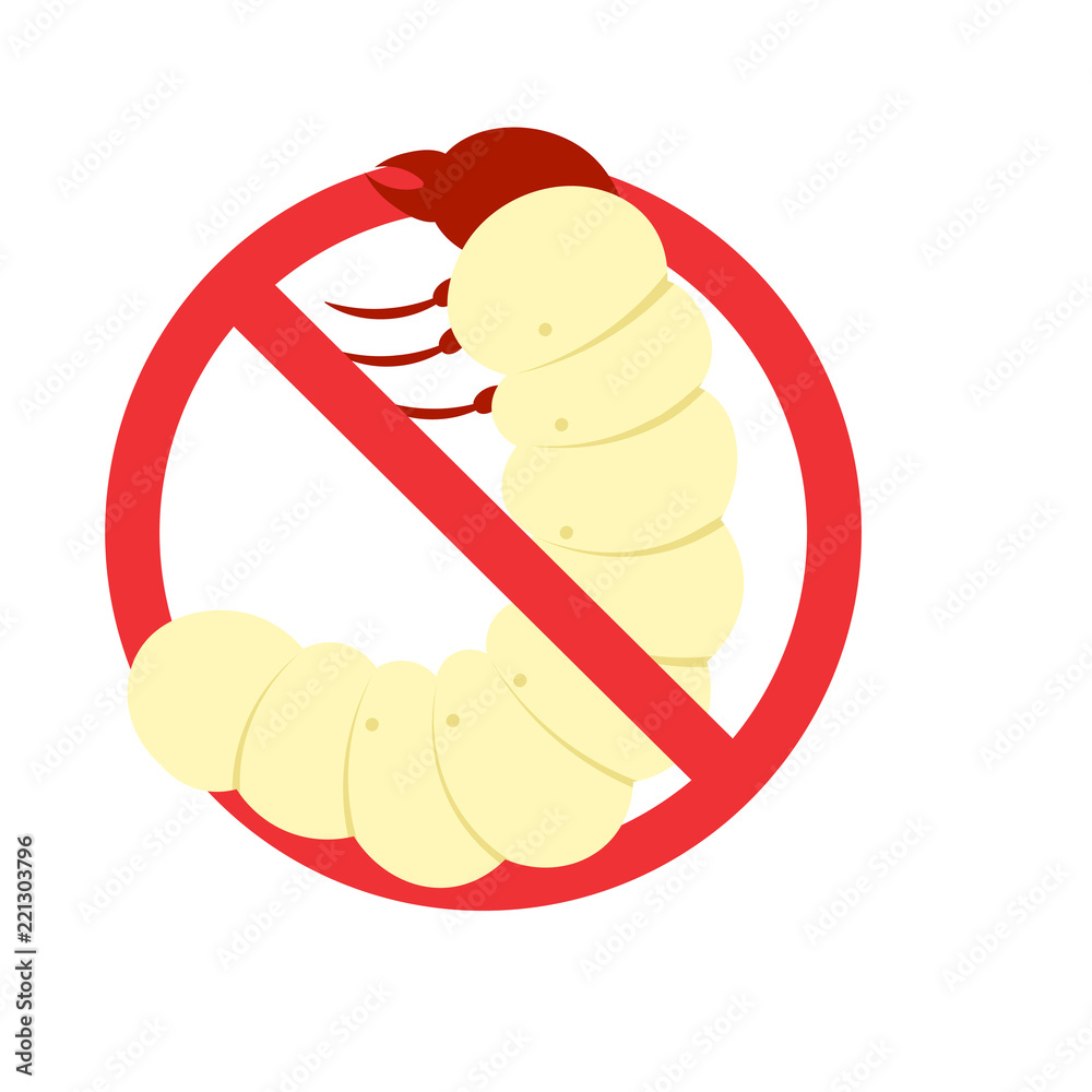 White Grub stop sign White Grub stop sign
