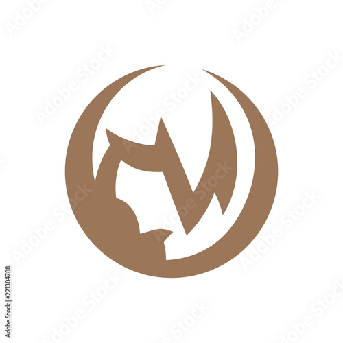 Beauty salon abstract sign