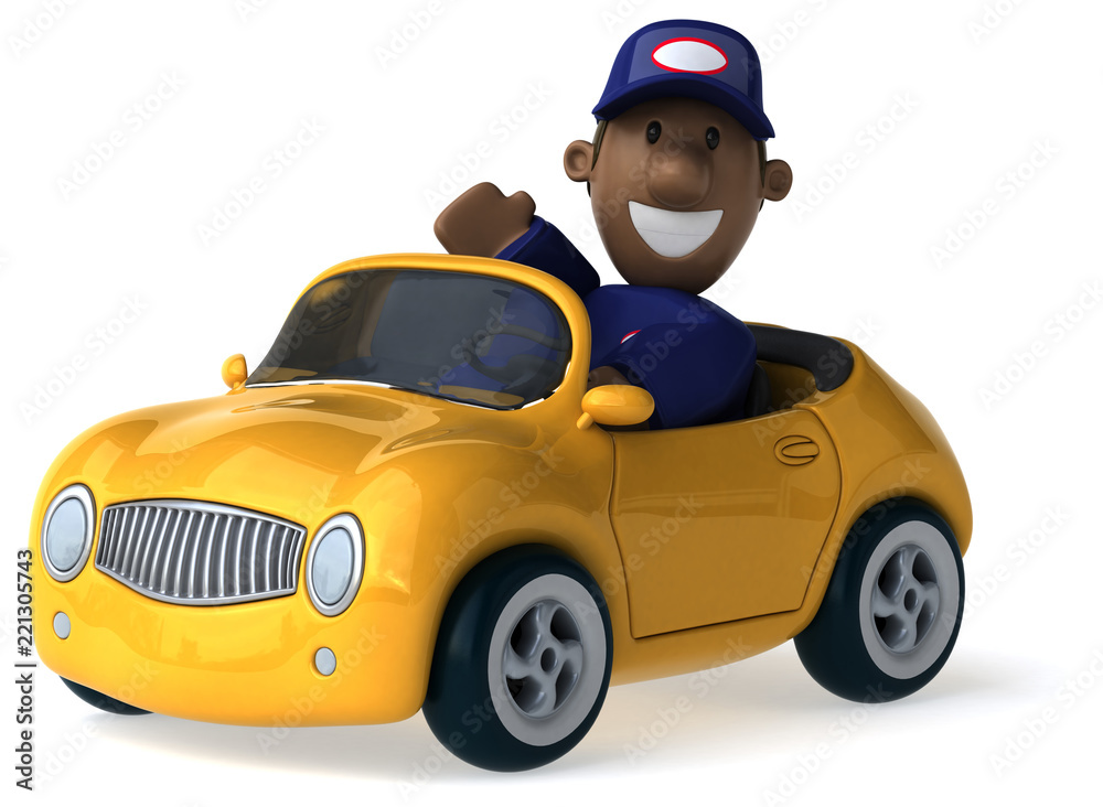 Fun mechanic - 3D Illustration Fun mechanic - 3D Illustration