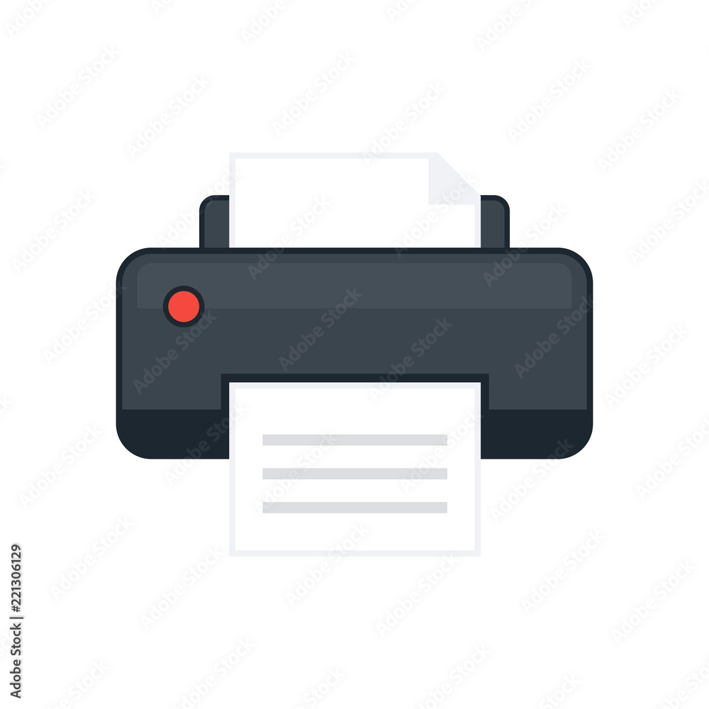 Printer Vector Icon Printer Vector Icon