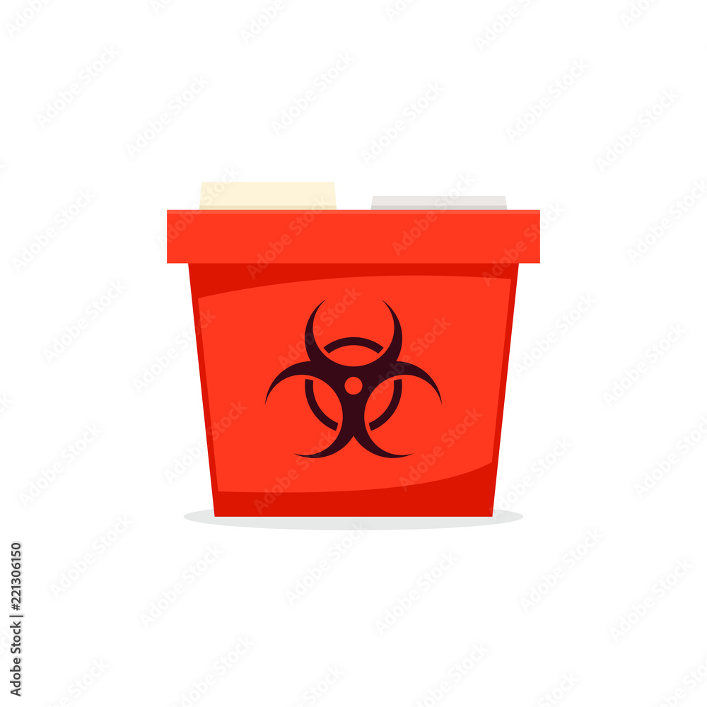 Sharp Container Icon Stock Vector | Adobe Stock