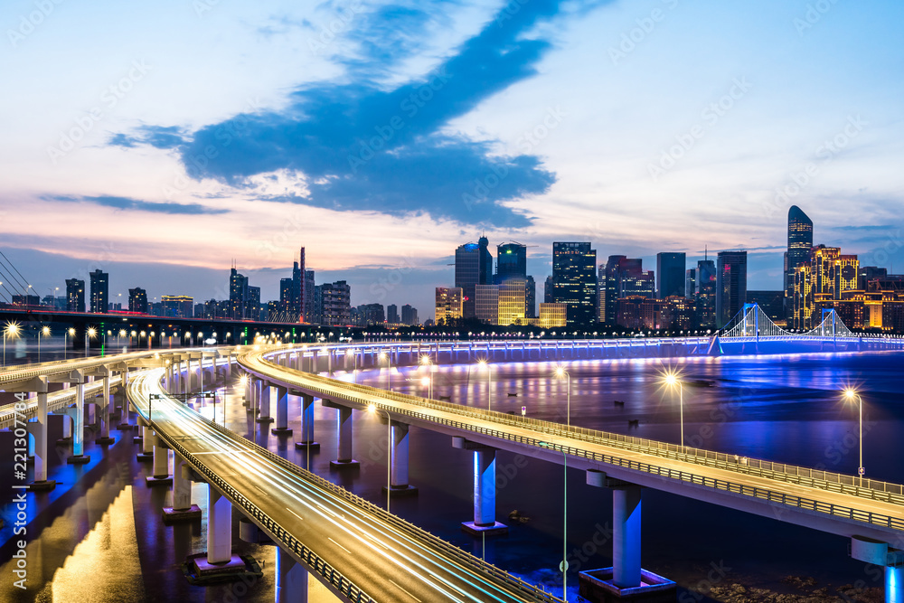 panoramic city skyline in hangzhou china panoramic city skyline in hangzhou china