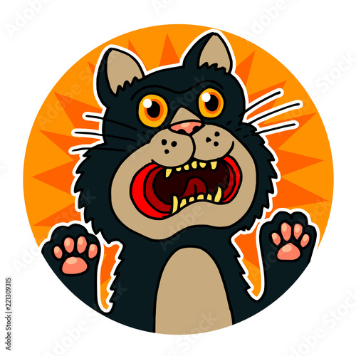 screaming cat