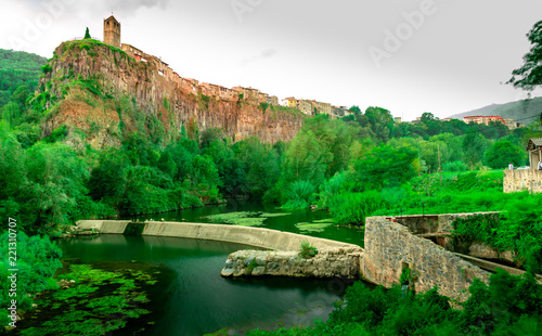 Castellfullit de la roca  Spanish town in the province of Gerona