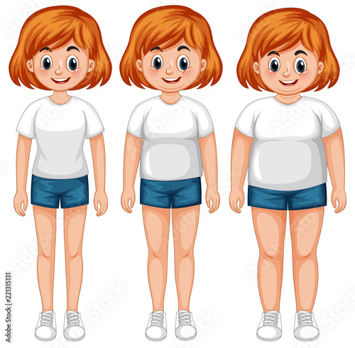 A girl body transformation