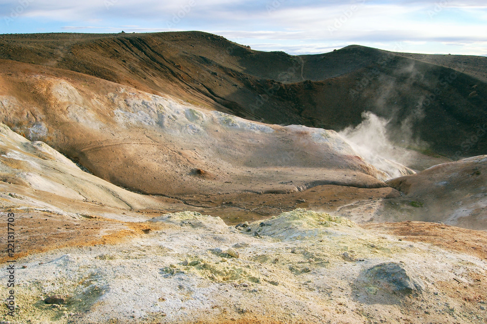 Viti crater geological area, Iceland