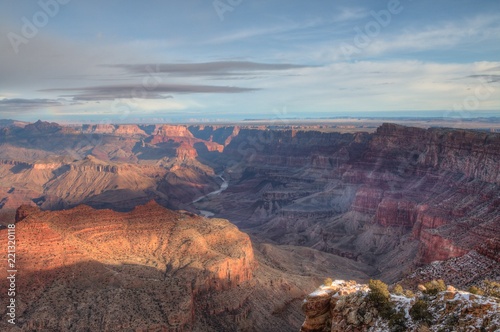 The Grand Canyon National Park is a Major Landmark in the State of Arizona