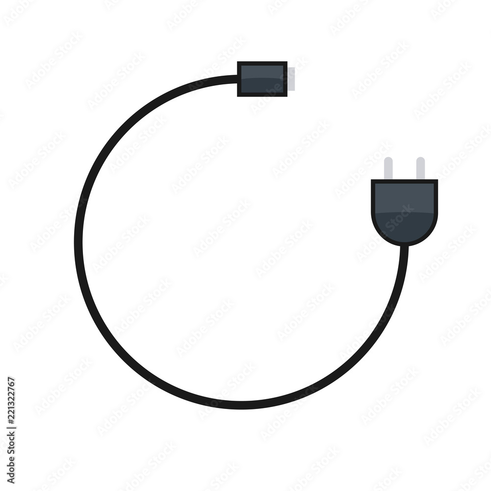 USB cable icon USB cable icon