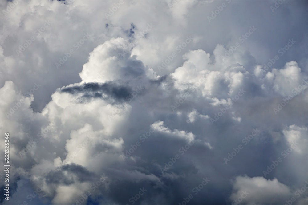 Amazing white fluffy clouds on the cloudy sky background, Summer in GA USA. Amazing white fluffy clouds on the cloudy sky background, Summer in GA USA.