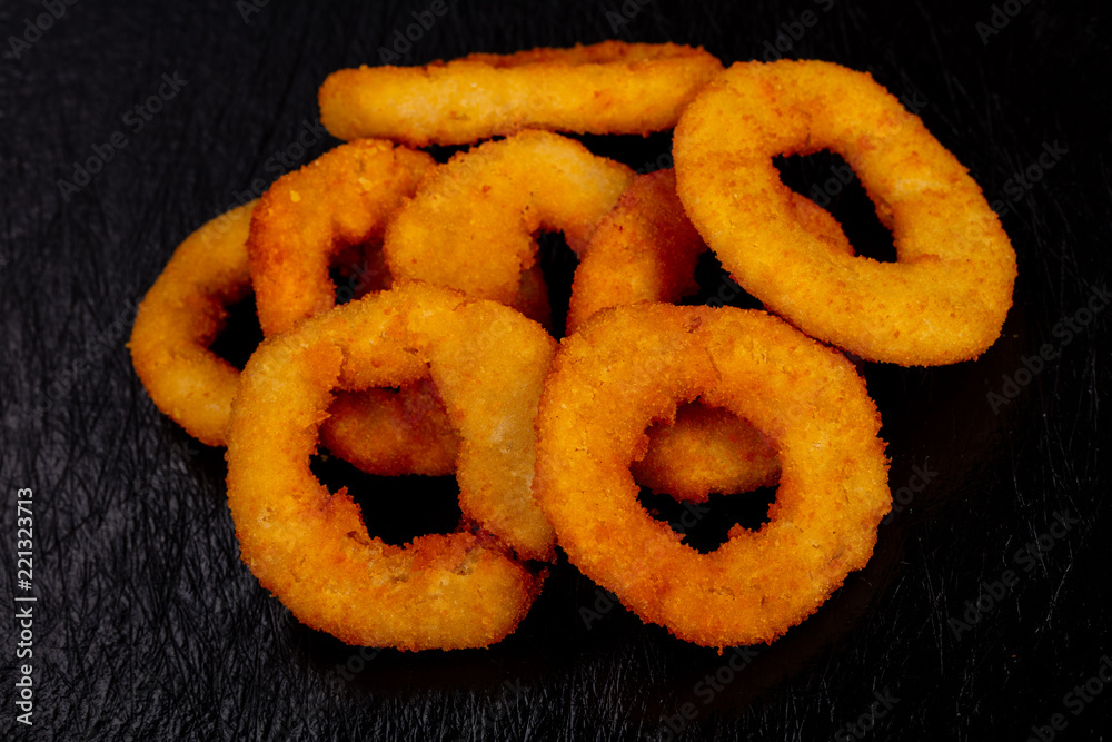 Fried onion rings Fried onion rings