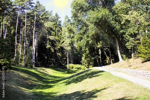 Sofiyivsky Park in Uman, Ukraine. Beautiful landscape.