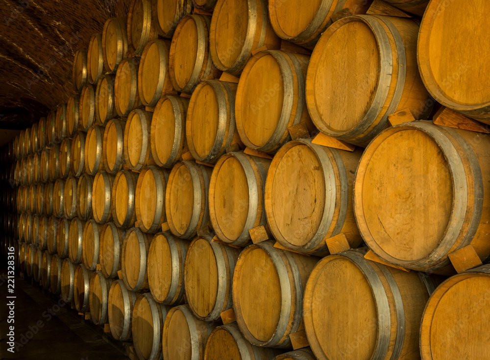 Wine barrels