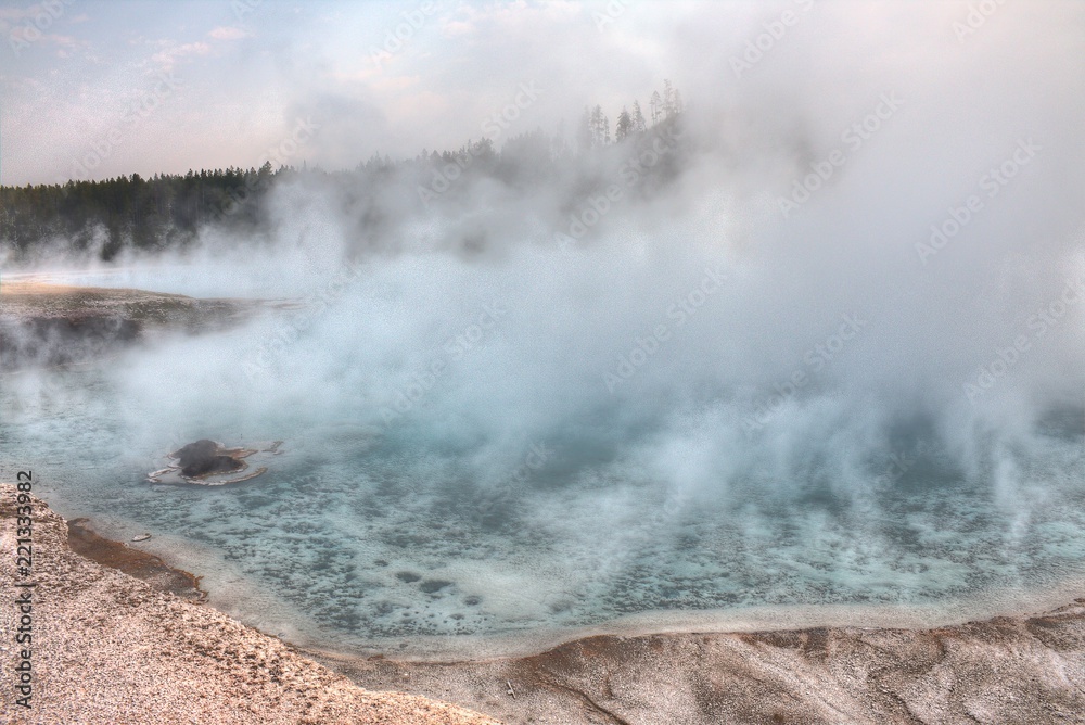 Yellowstone is a Popular National Park in Montana, Wyoming, and Idaho Yellowstone is a Popular National Park in Montana, Wyoming, and Idaho