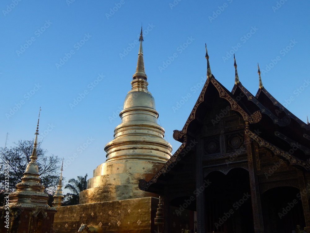 Naklejka premium TEMPLO, WAT PHRA SINGH