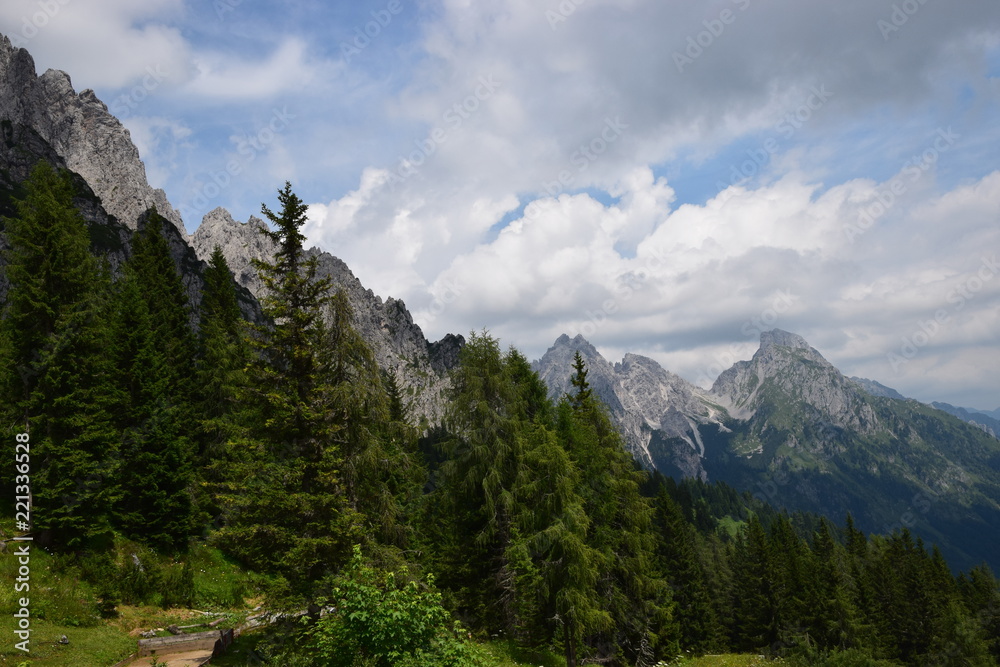 Carnia - panorama sulle Dolomiti Pesarine