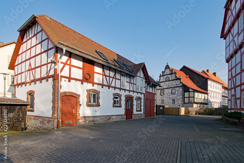 At the old town of Bad Hersfeld, Hesse, Germany 