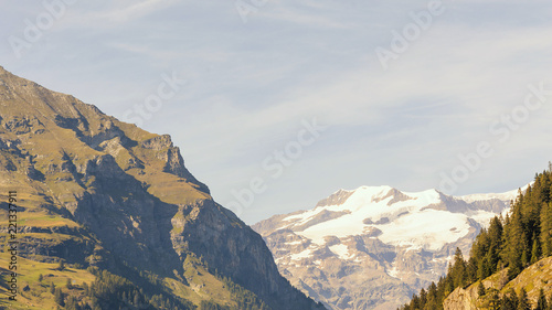 Panoramic view of Mount Rose in the Gressoney valley in summer © Sergio Pazzano