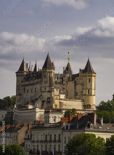 Beautiful French castle with 4 towers