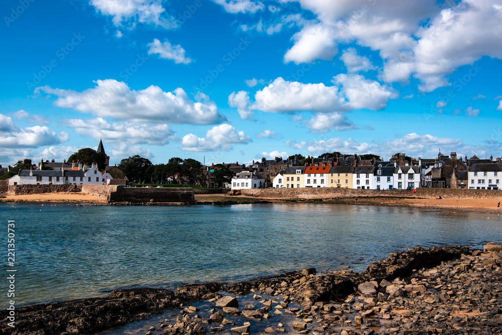Beautiful summer in Anstruther village, Fife.