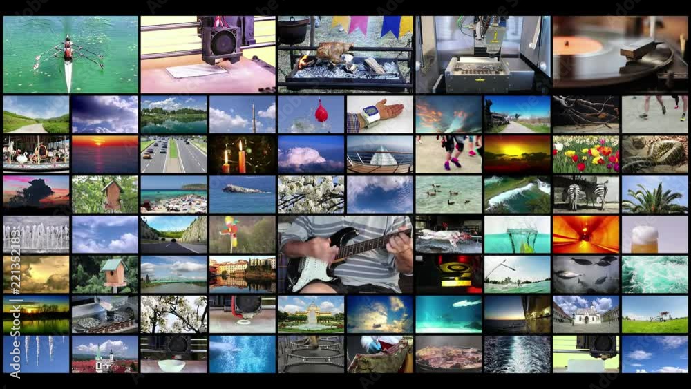 Television Production Technologies Concept as a Video Wall Background, 4K video Television Production Technologies Concept as a Video Wall Background, 4K video
