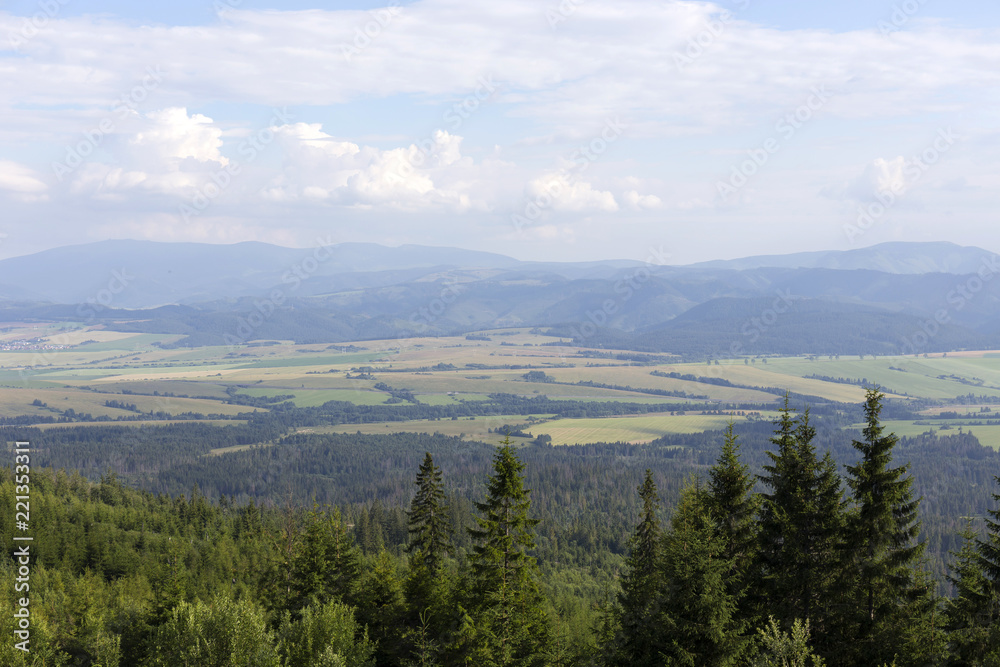 View on mountain Peaks and alpine Landscape of the High Tatras, Slovakia View on mountain Peaks and alpine Landscape of the High Tatras, Slovakia