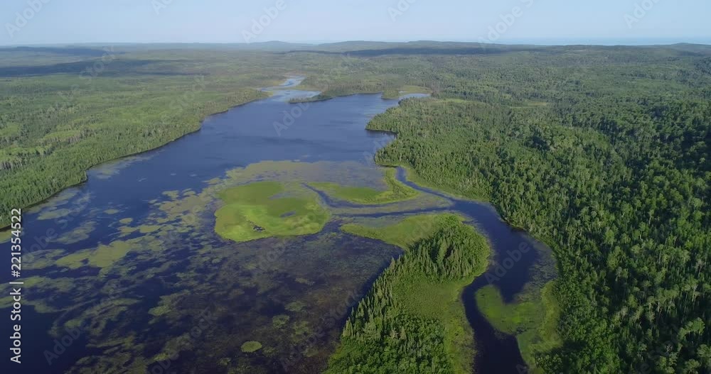The Gunflint Trail is an Isolated part of the Superior National Forest