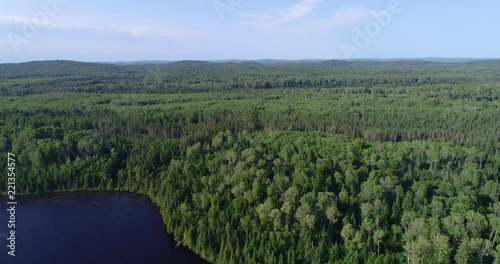 The Gunflint Trail is an Isolated part of the Superior National Forest photo