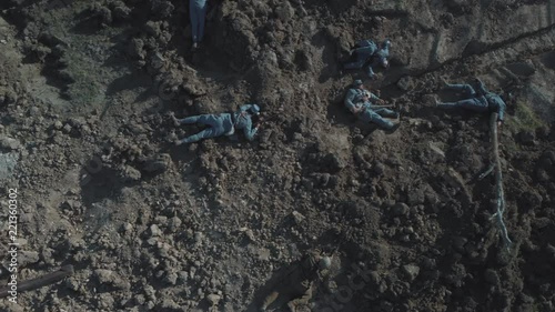 French Soldiers of the World War I in Front Line Trench during The Assault 3