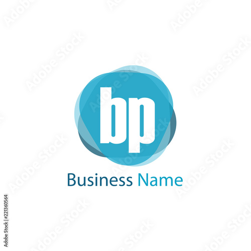 Initial Letter BP Logo Template Design © Scooby