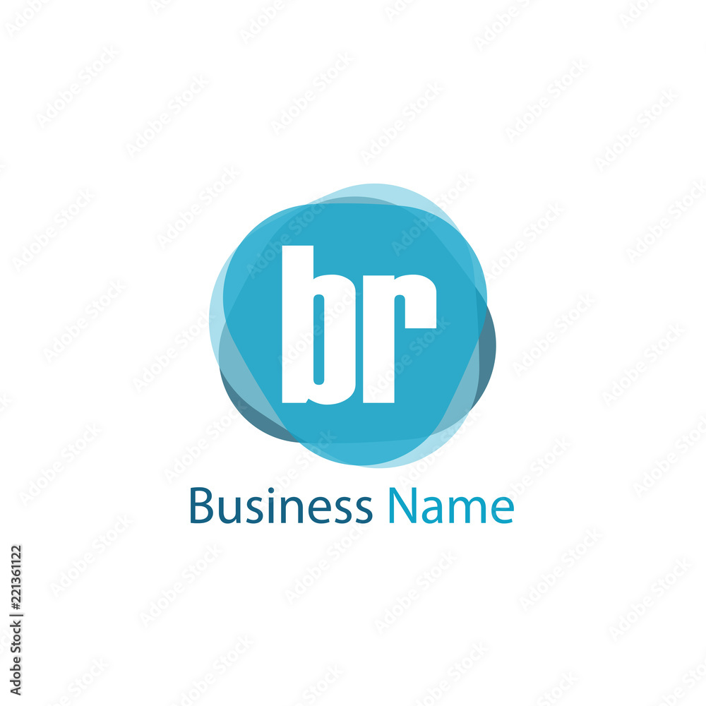 Initial Letter BR Logo Template Design Initial Letter BR Logo Template Design
