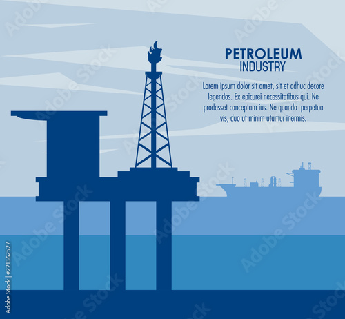 Petroleum industry concept