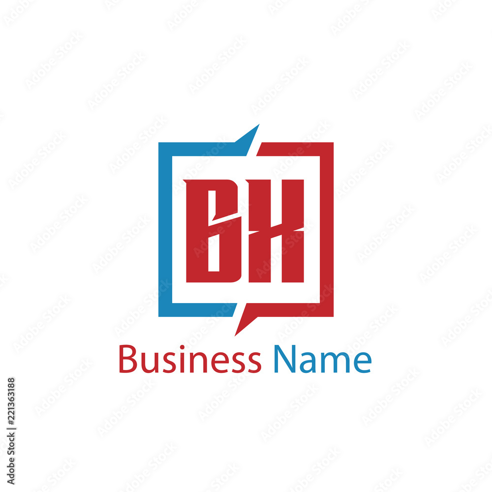Initial Letter BX Logo Template Design Initial Letter BX Logo Template Design