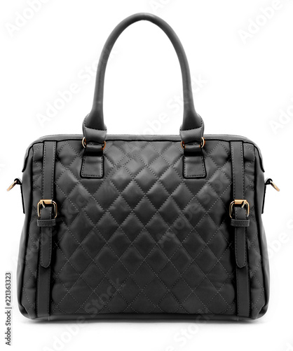 black handbag isolated on white background, Product photography, packshot, bag, Designed black bag, bag for woman, beautiful black bag, black side bag, bag on white background, old bag, bag for woman