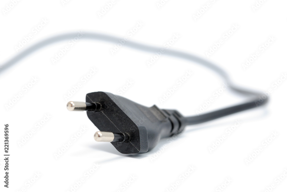 Electrical plug isolated on white background Electrical plug isolated on white background