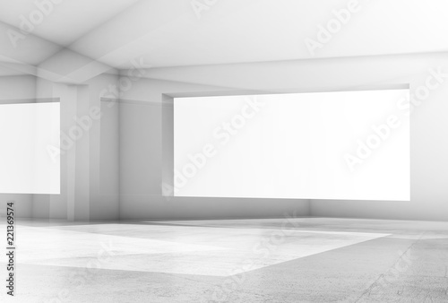 Abstract white digital background 3 d render