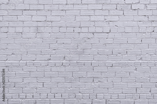 White brick wall. Brick wall. Brick background. White background.
