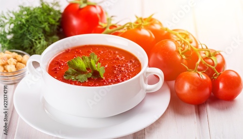 Tomato soup and tomato