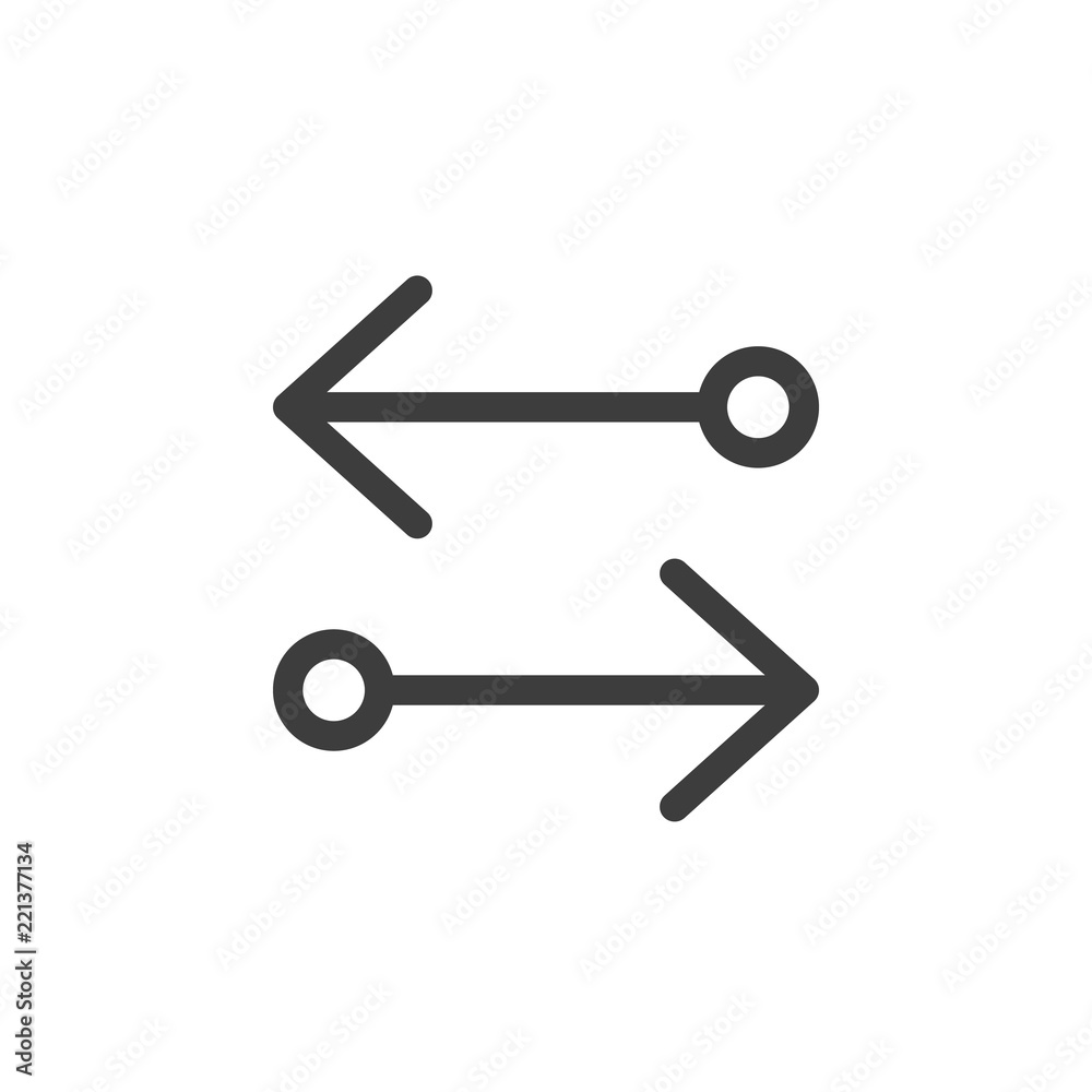 Arrows transfer icon Arrows transfer icon