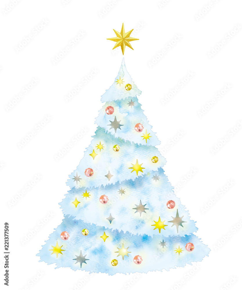 クリスマスツリーのイラスト Stock Illustration Adobe Stock